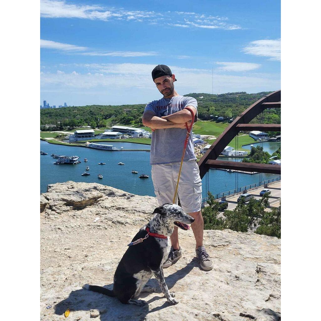 Overlooking the boat launch where Alex first worked in Austin