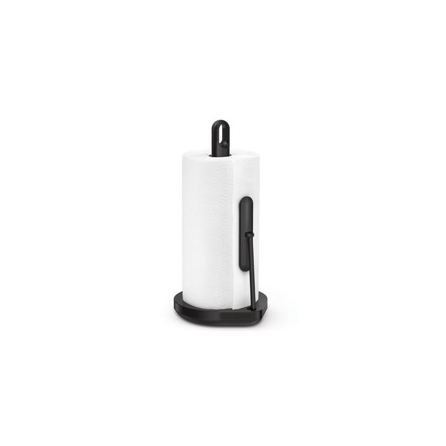 simplehuman Tension Arm Paper Towel Holder, Black Stainless Steel