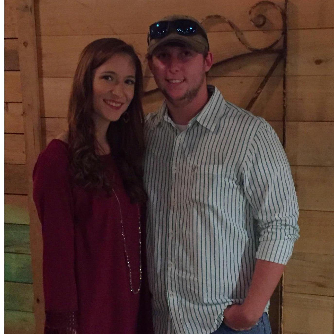 Our first wedding together