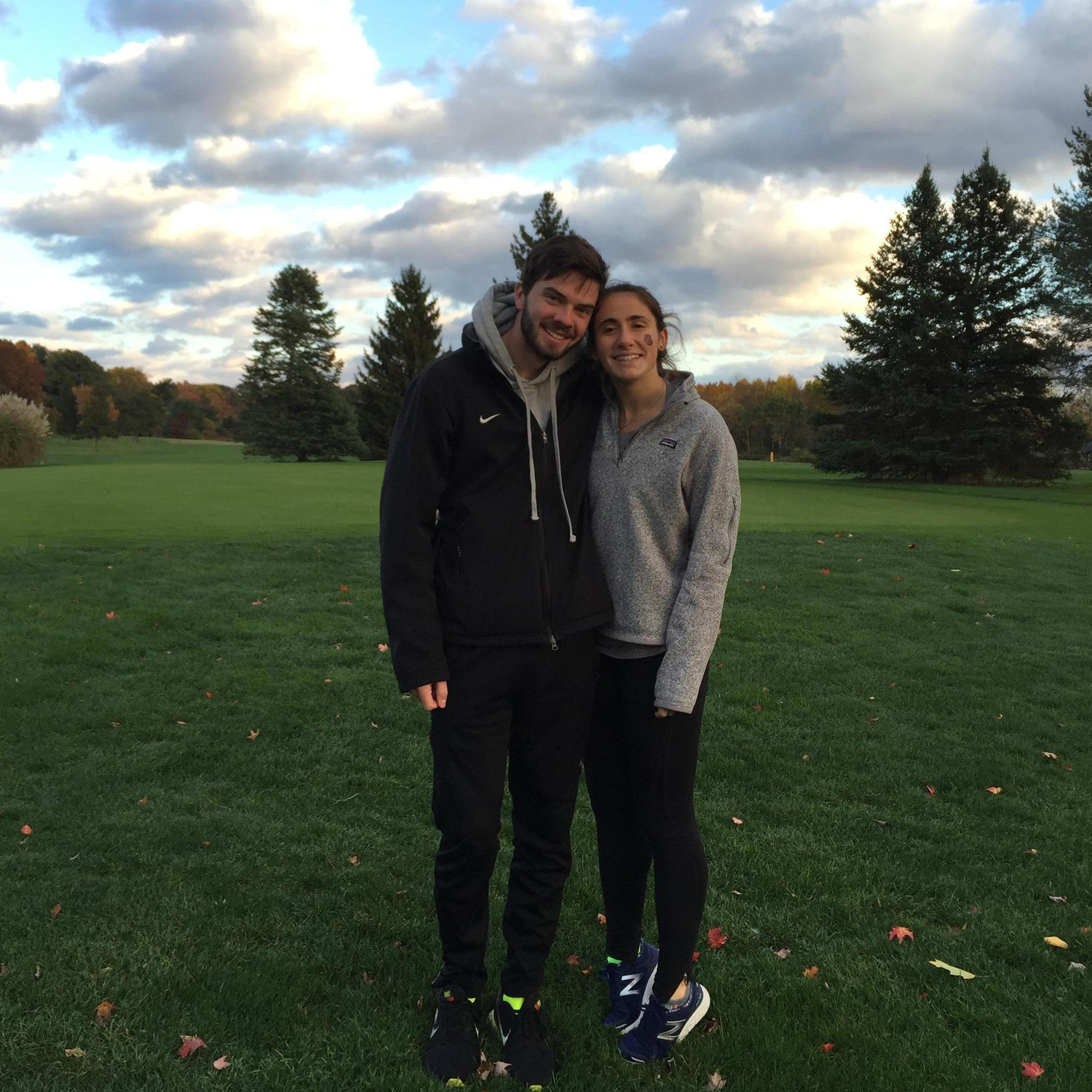 celebrating Jess's last XC race, 2016