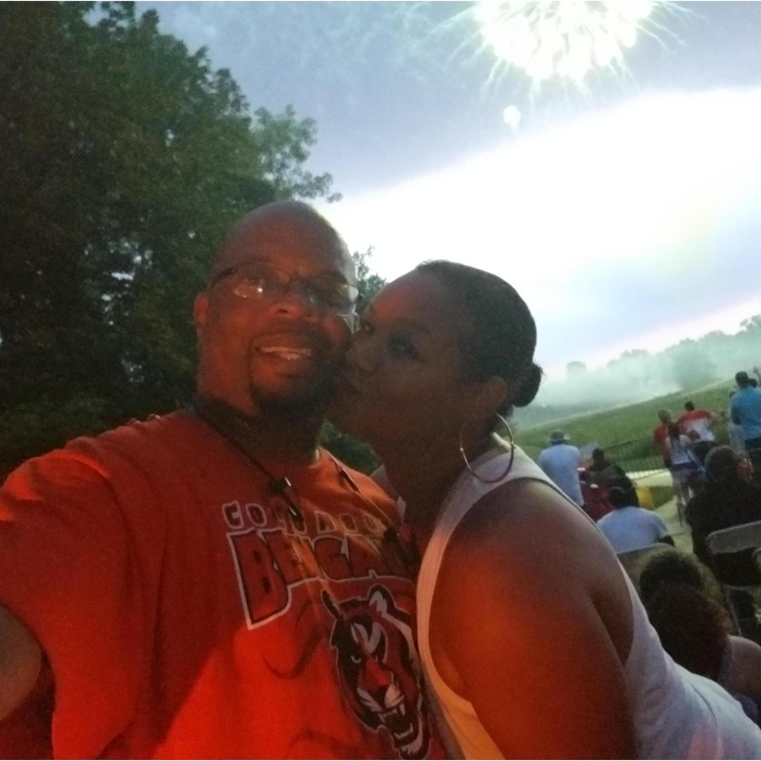 Our First 4th of July Party Together