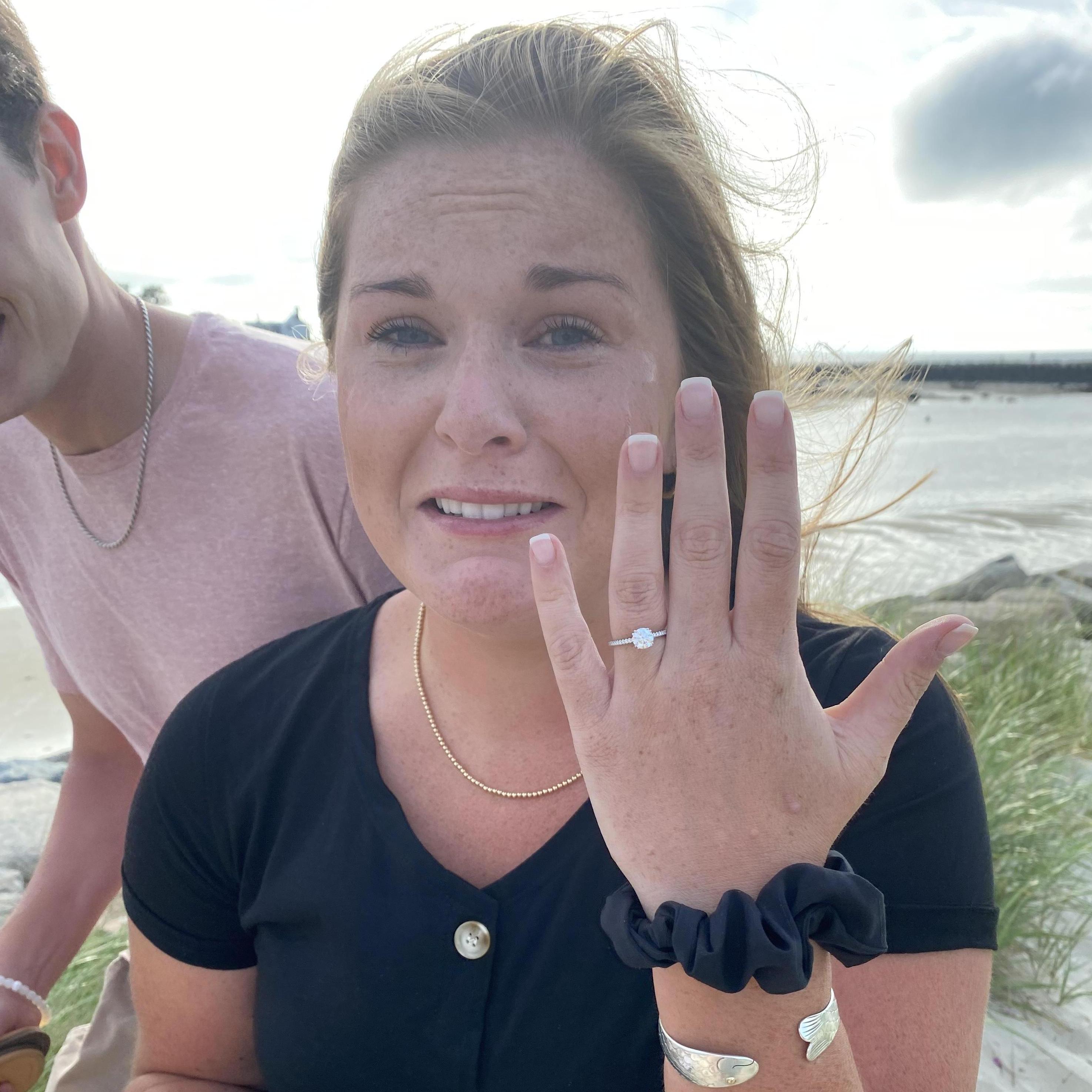 Proposal (tears) at Cold Storage Beach, June 25th 2021