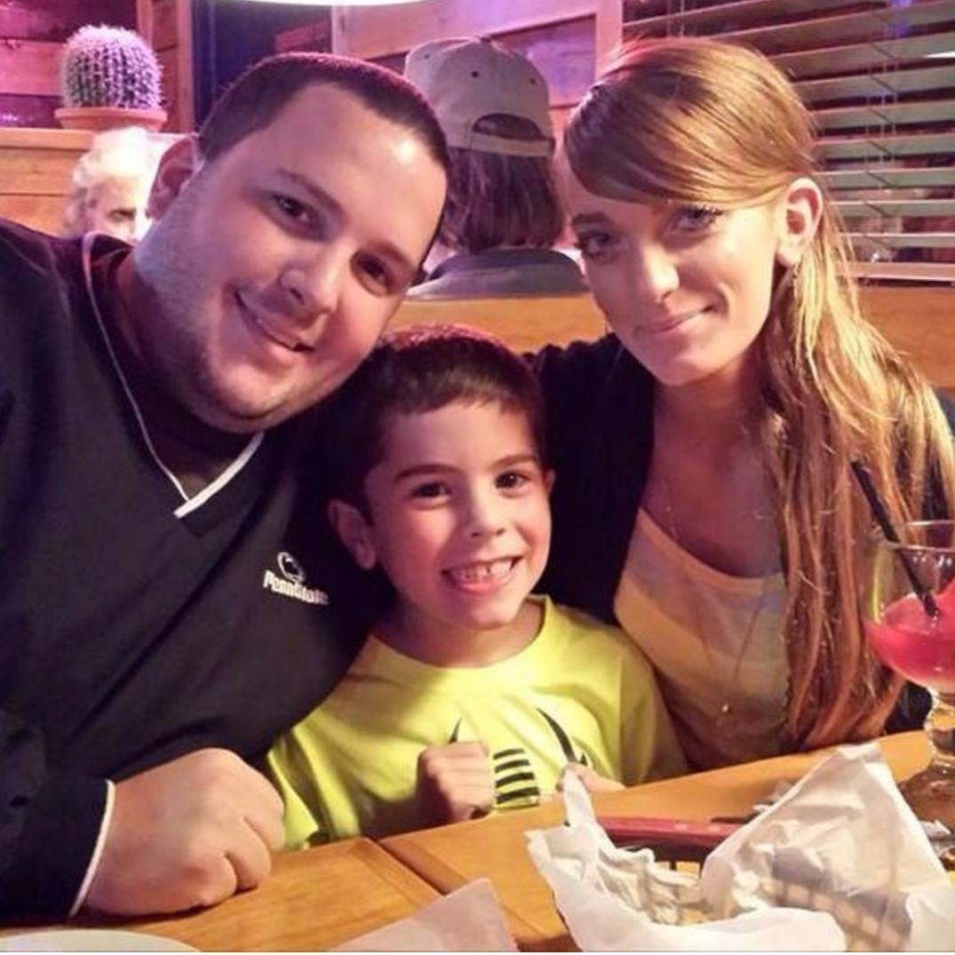 Out to dinner for "Puss"'s birthday.