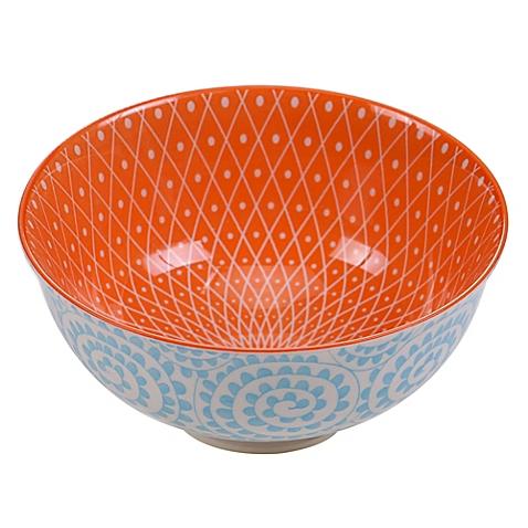 Certified International Chelsea Mix and Match Aqua Swirl 4.75-Inch Bowl