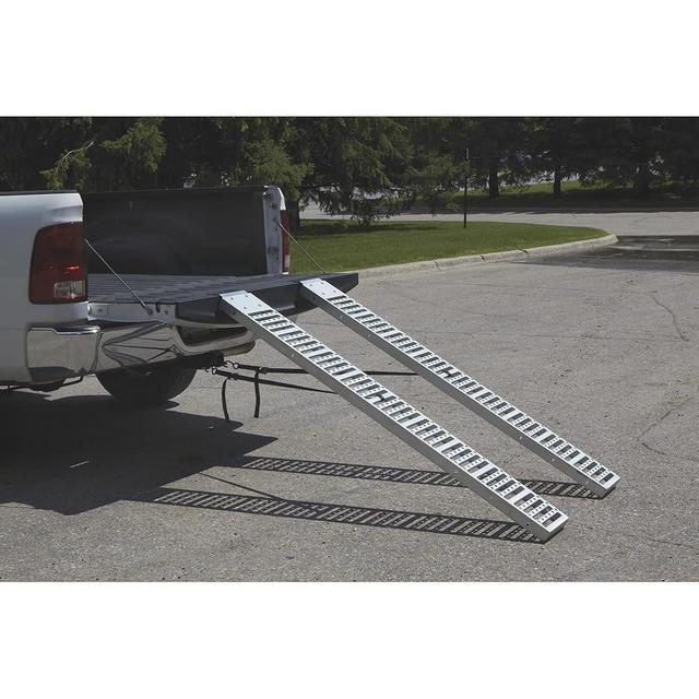 Ironton Non-Folding Steel Loading Ramp Set- 1000-Lb Total Capacity 6ftLx9inW