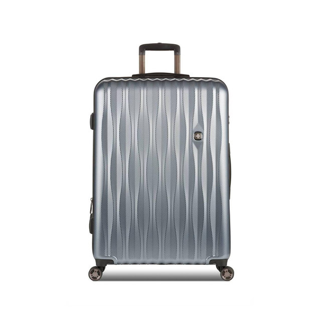 SWISSGEAR Energie Hardside Large Checked Spinner Suitcase - Iron Gray