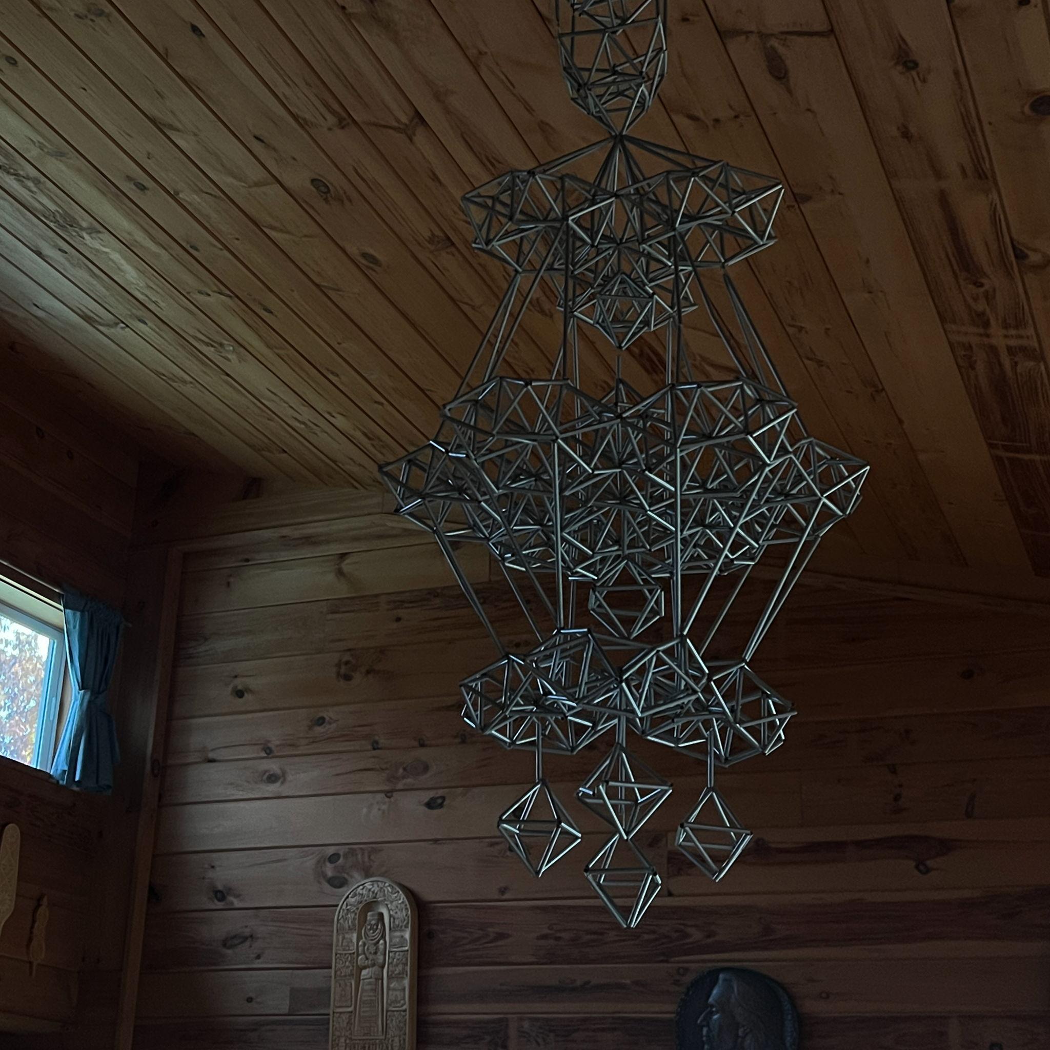 You'll see a selection of Lithuanian folk art throughout the grounds. Emma's favorite part of Camp.