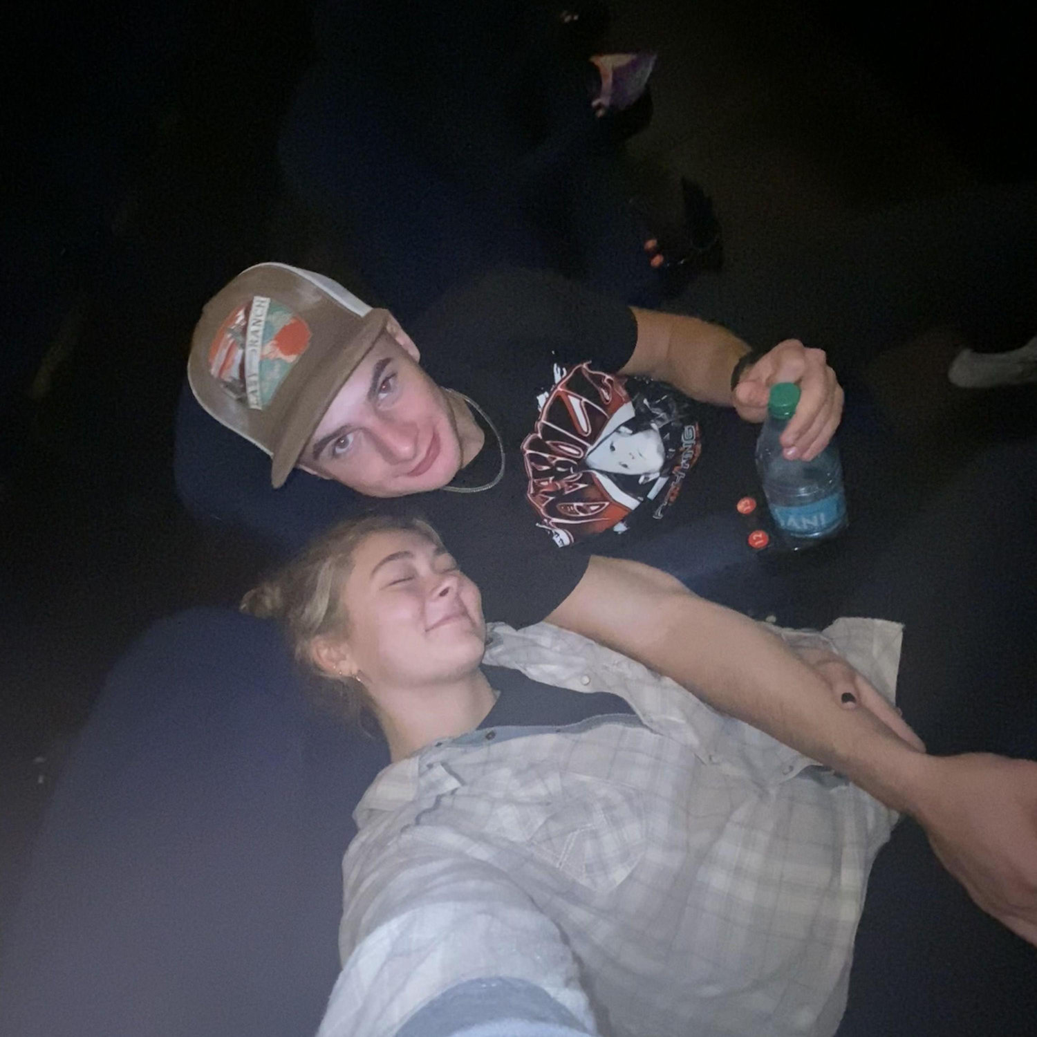 Our first picture together (we were so nervous here)