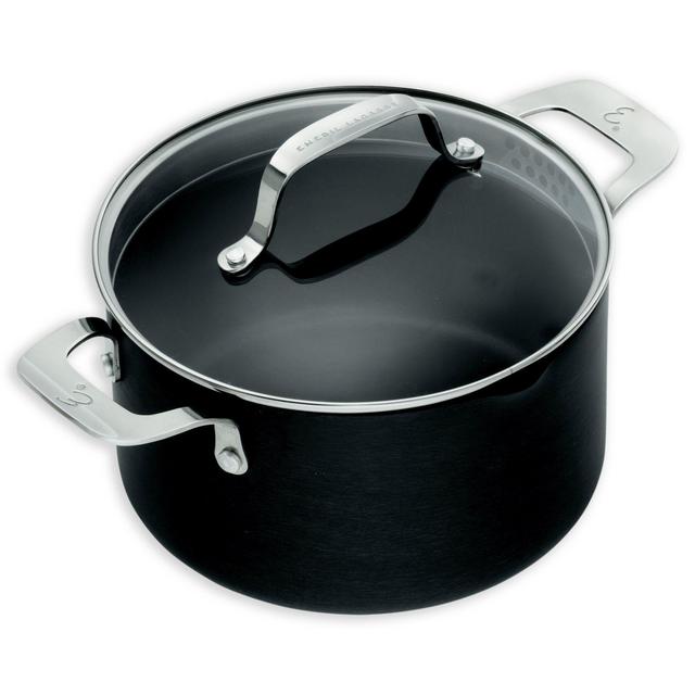 Emeril™ Essential Hard Anodized 5 qt. Covered Dutch Oven in Black