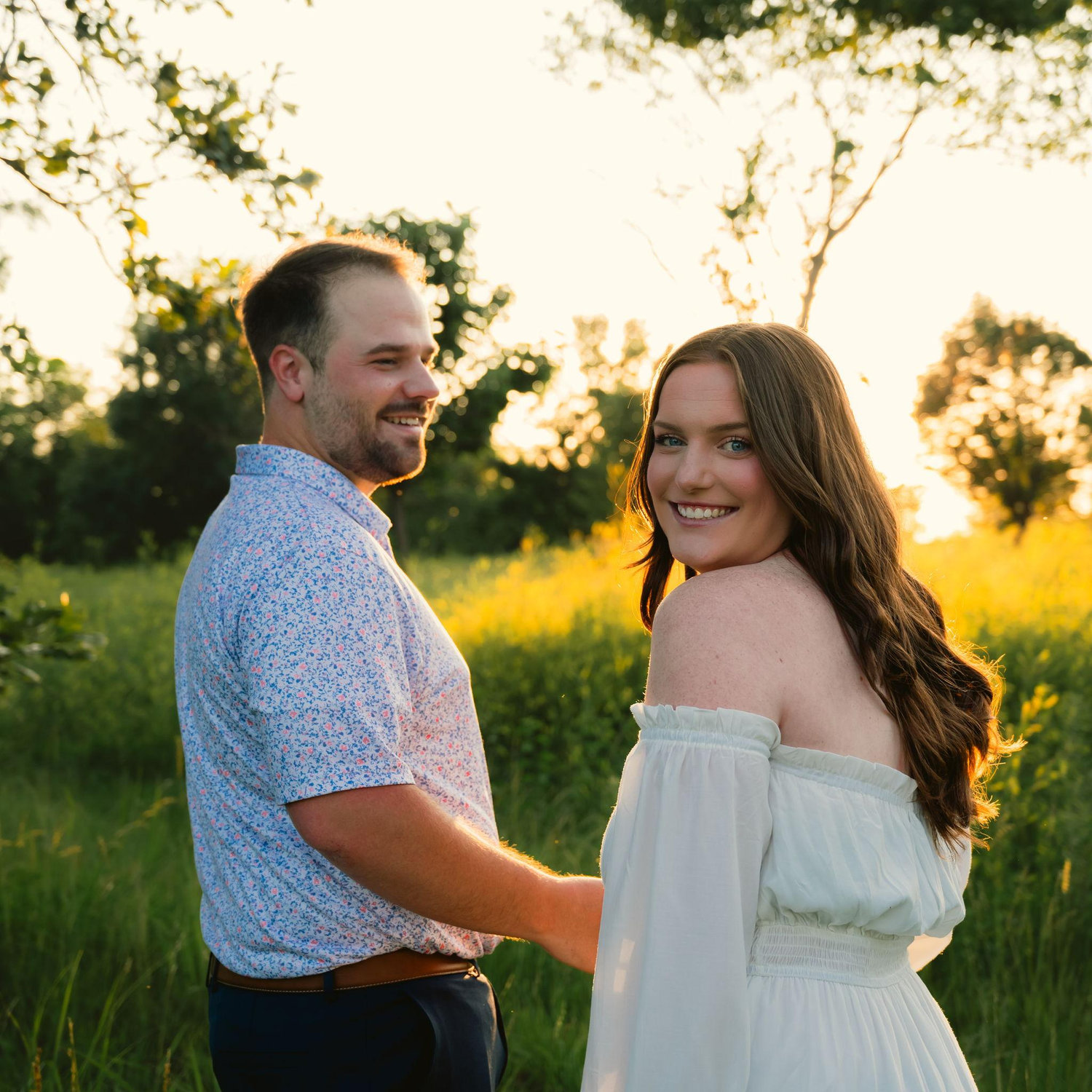 Engagement photo shoot with our wedding photographer!