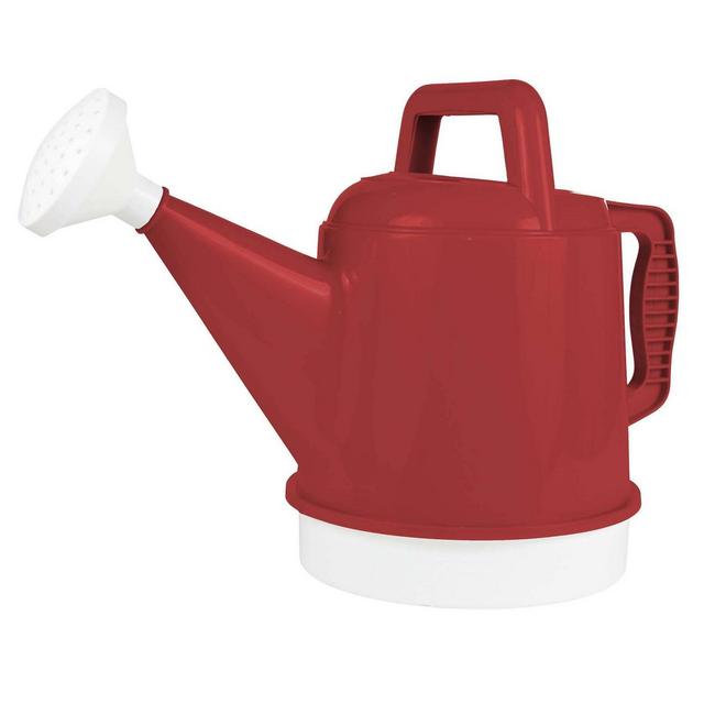 2.5gal Deluxe Watering Can Burnt Red - Bloem