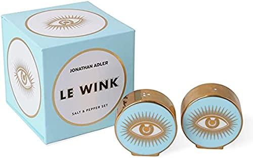Jonathan Adler Eye Catchers Le Wink Salt & Pepper Set Shakers