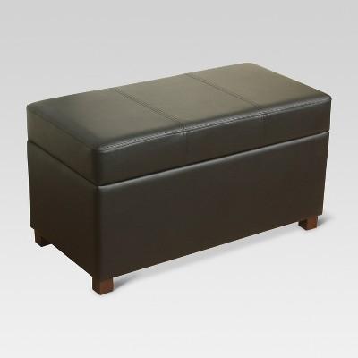 Essex Storage Ottoman Black - Threshold&#8482;