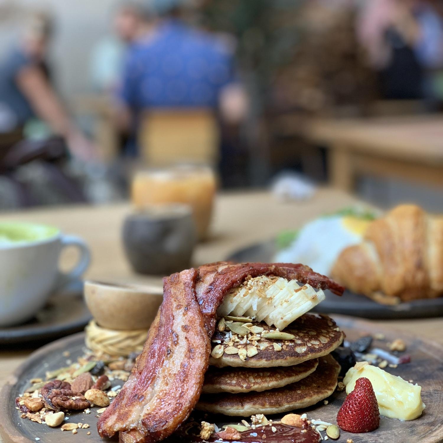 For an American, hipster-style brunch with a Mexican twist, visit Boulenc. Their bakery also has delicious pasties and grab-and-go.