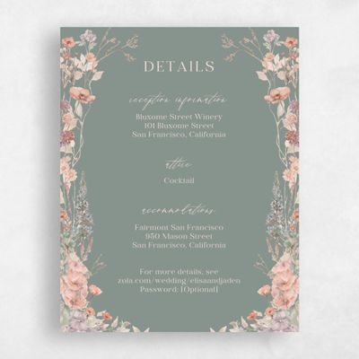 Green Summer Wedding Enclosure - Harley
