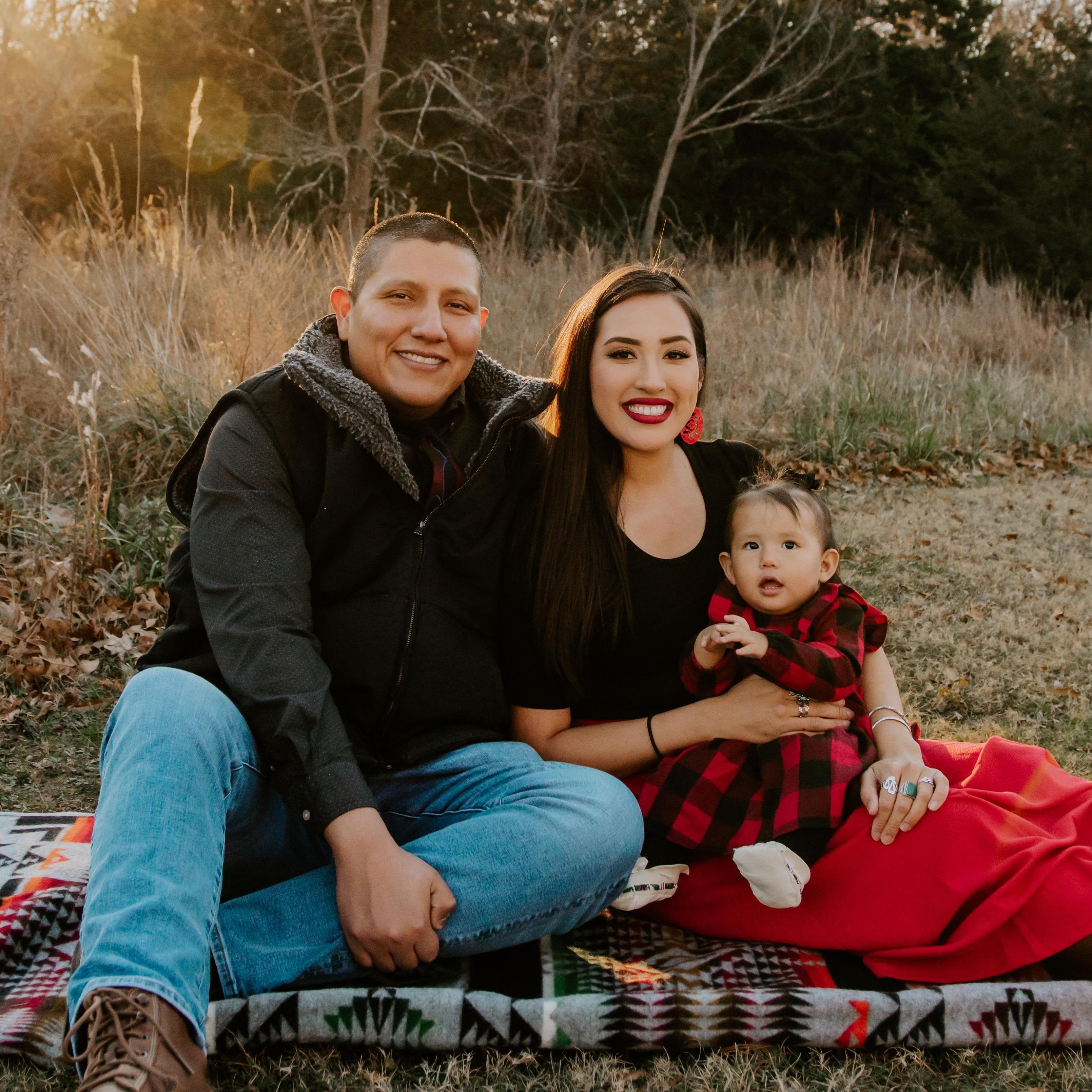 Our little family of three. Our princess is our whole world.