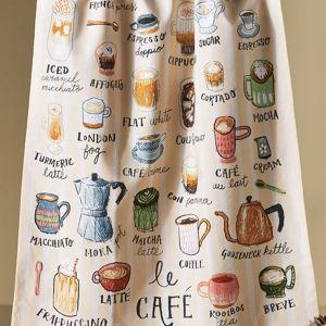 Le Café Dish Towel