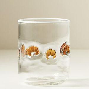 Icon Juice Glass- Croissants