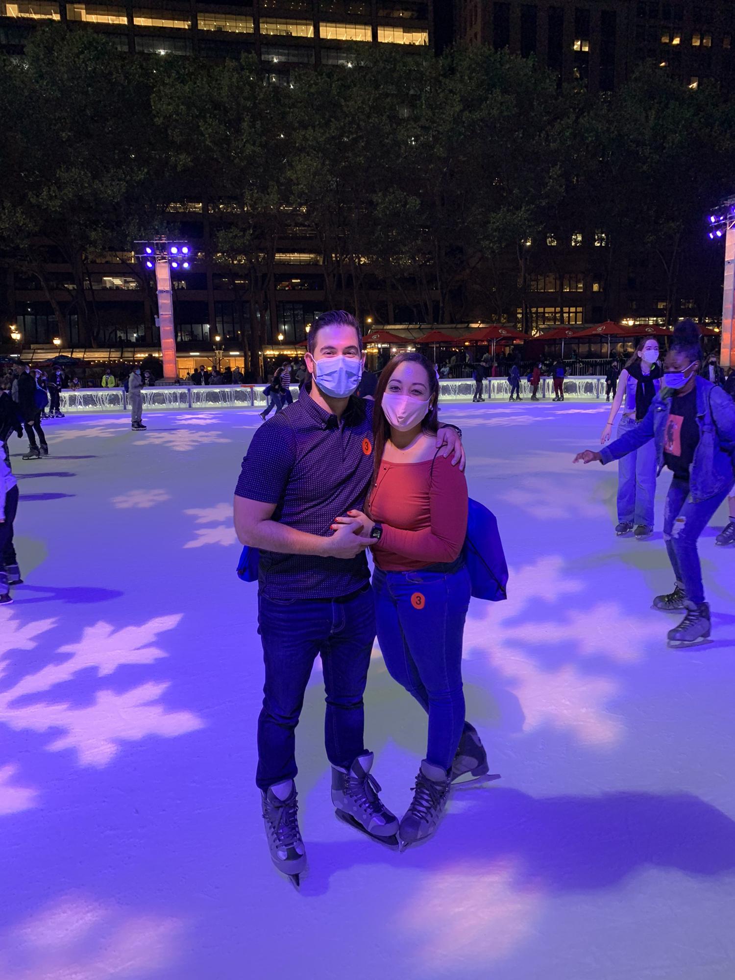 Our First time Ice skating