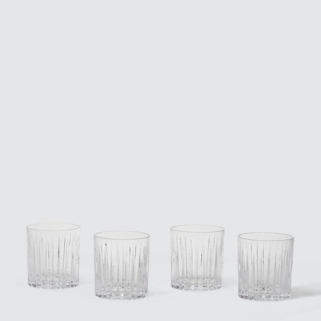 Relif Whiskey Glass, Set of 4