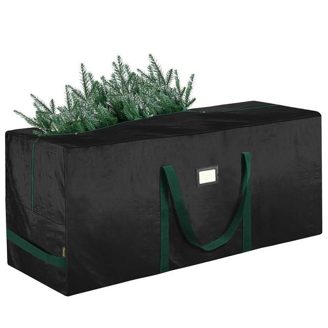 BALEINE 9 ft Christmas Tree Storage Bag, Heavy Duty Extra Large Artificial Christmas Tree Bag with Reinforced Handles and Dual Zippers Wide Opening (Black, 9 ft)