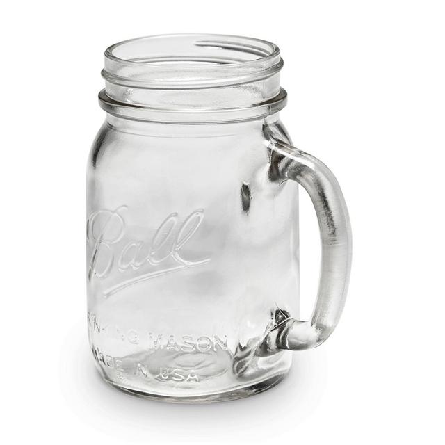Ball® 16 Oz. Clear Glass Mason Mug (Set of 4)