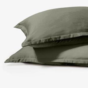 Buffy Breeze Shams | Color: Moss | Size: King