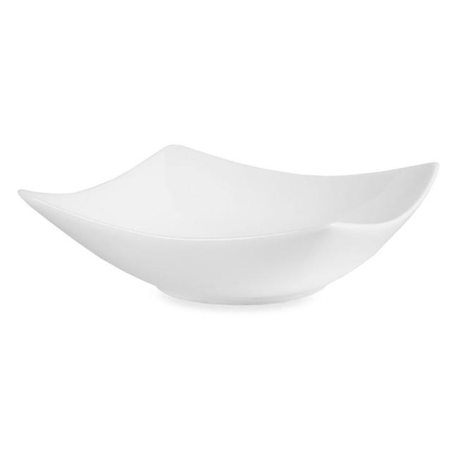 Nevaeh White® by Fitz and Floyd® Hard Square Cereal Bowl