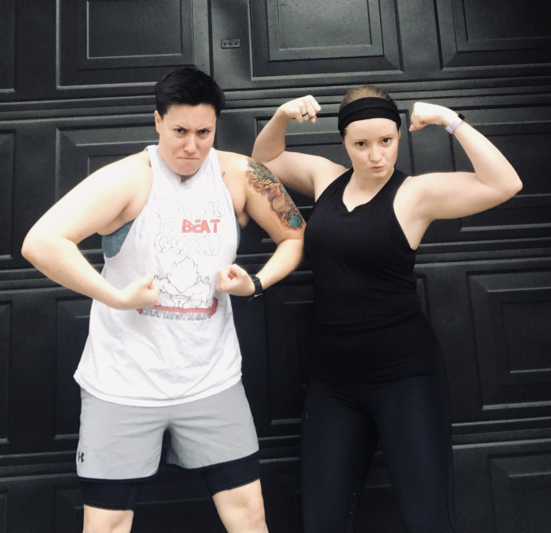 First “Murph”, and before Sarah had ever even touched a barbell.