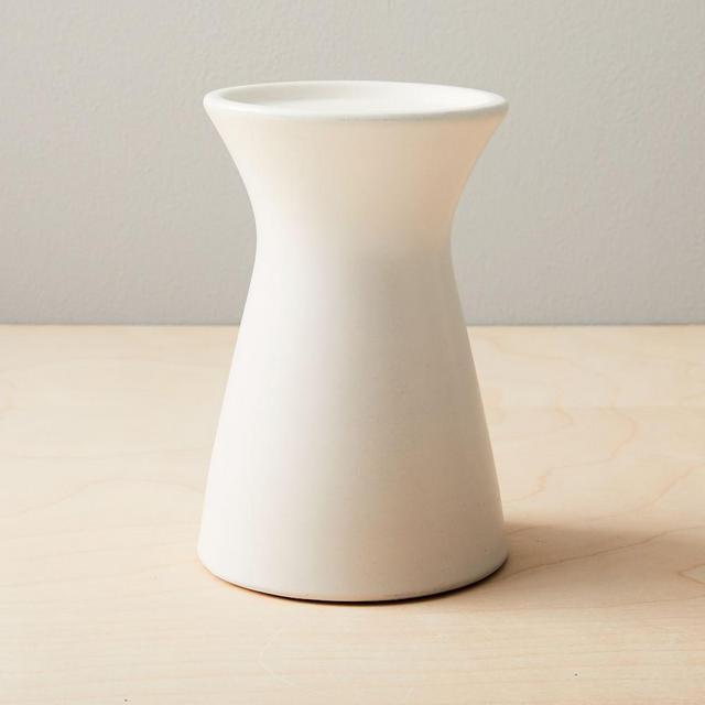 Pillar Holder, White, Large, Set of 2
