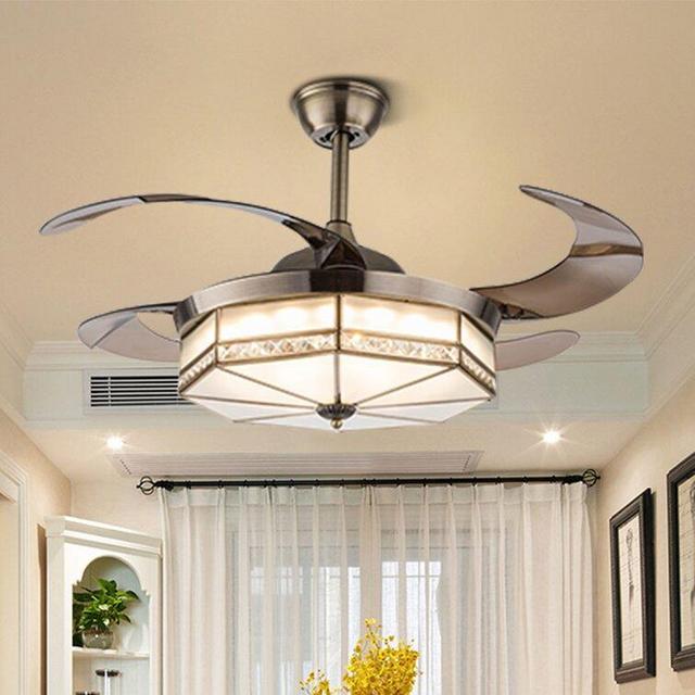 42'' Altamont 4 - Blade LED Retractable Blades Ceiling Fan with Remote Control and Light Kit Included