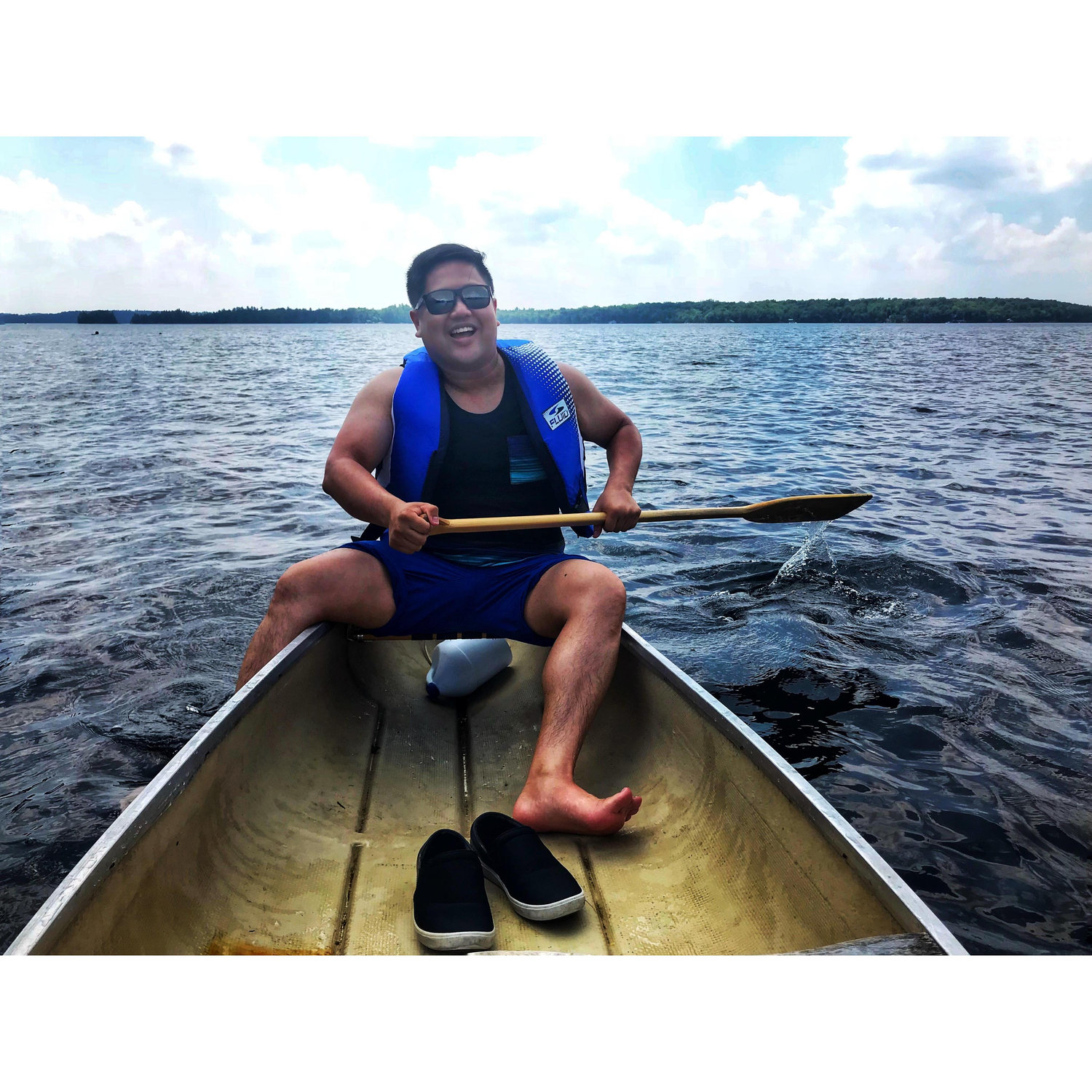 First anniversary (before he broke the canoe)