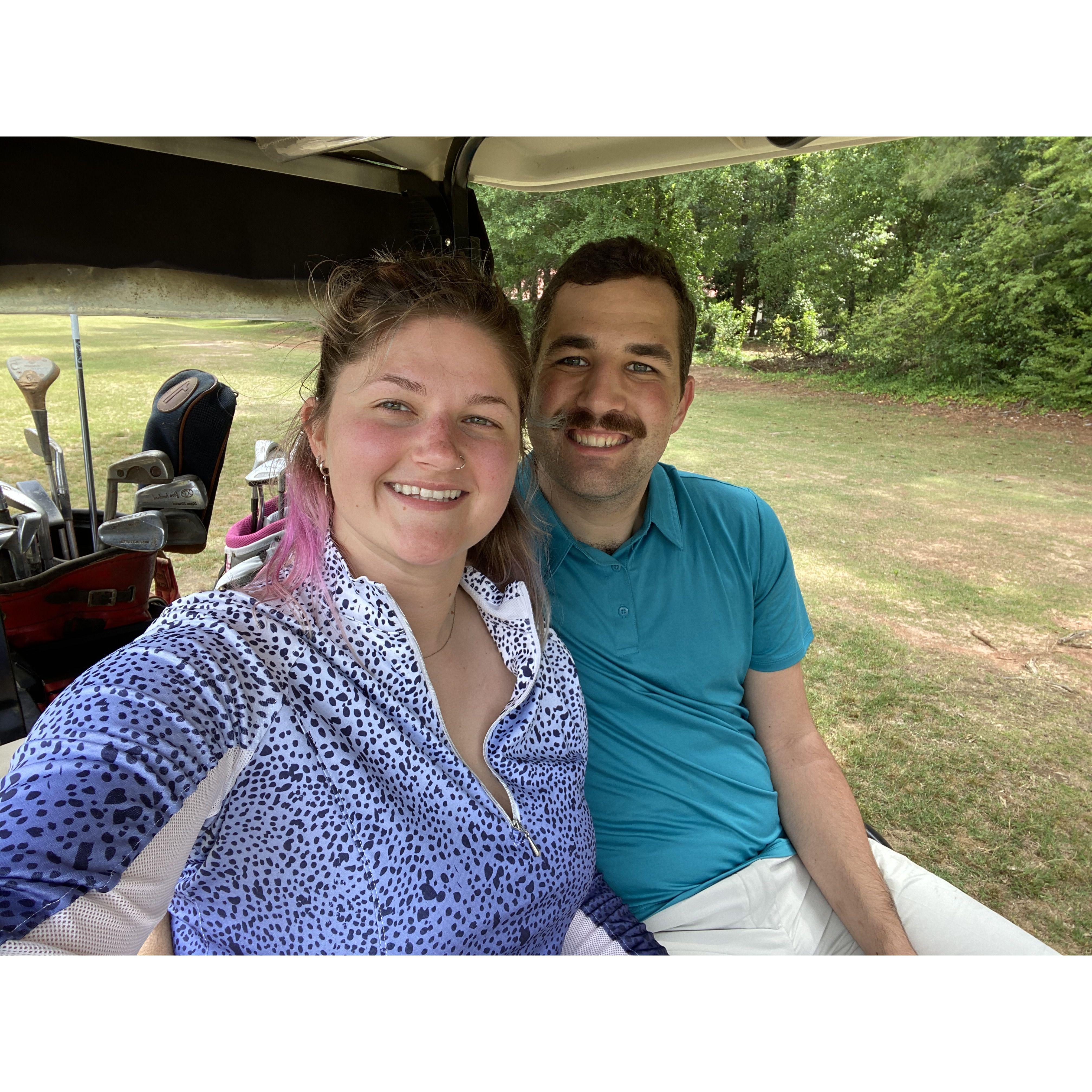 Playing Golf at Honey Creek - May 2021