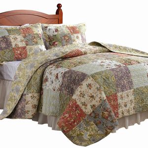 Greenland Home Blooming Prairie King Quilt Set