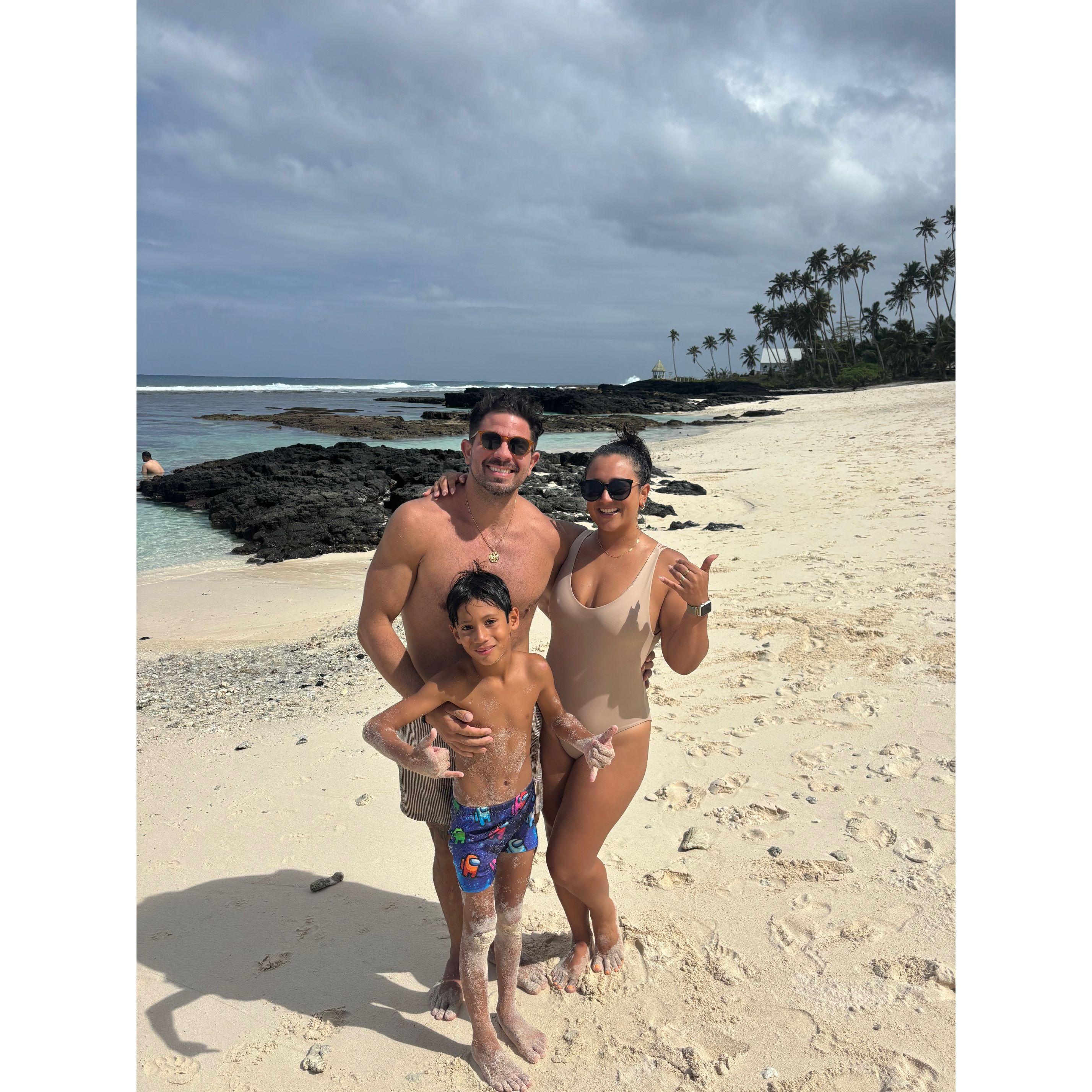 Upolu, Samoa! We are so blessed to have visited Samoa with Kainoa this past summer. It was an unforgettable trip as we reminisced about life and death. I'm so glad Kainoa had this experience.