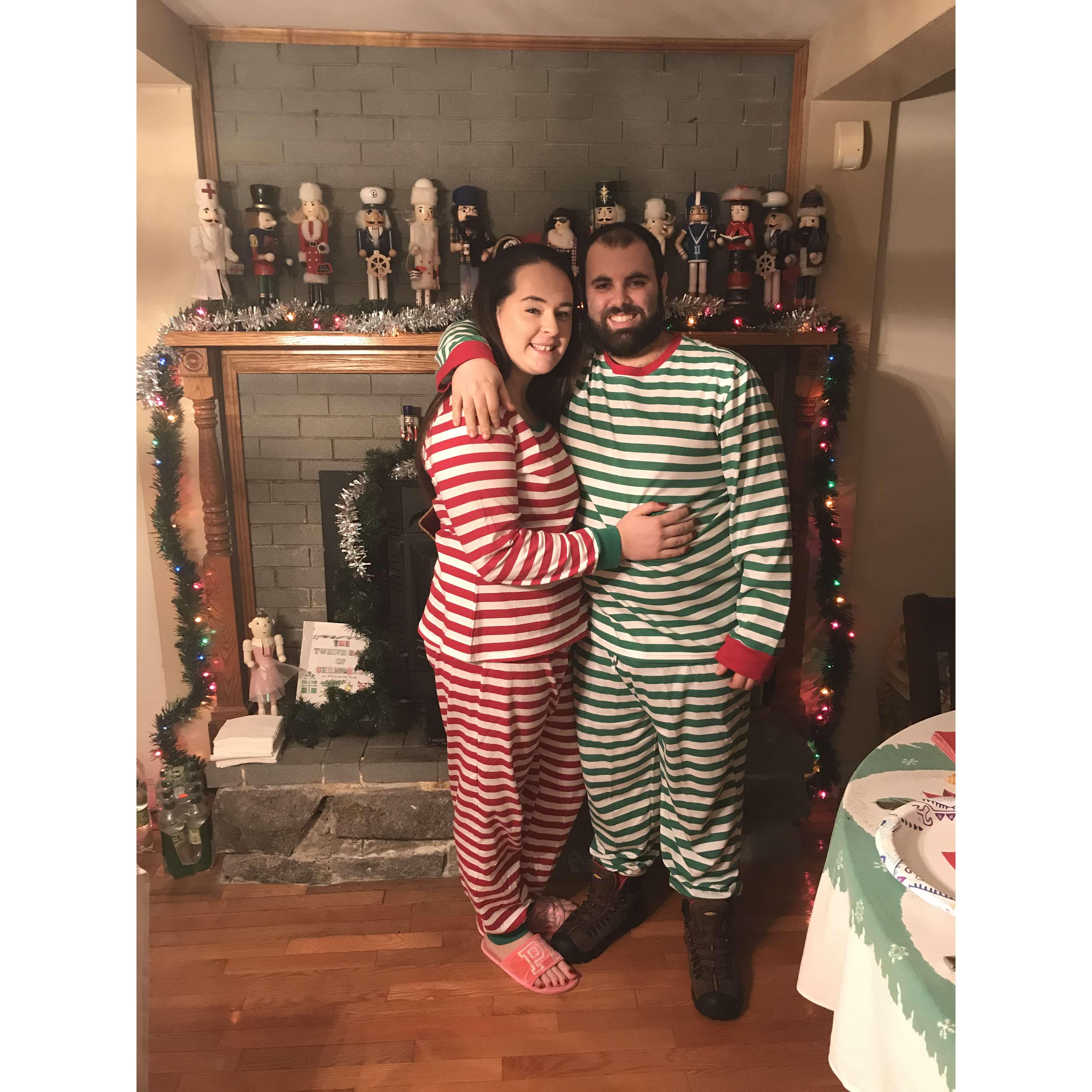 Jamie and Leah's first celebrating with the Kizner side on Christmas Eve.