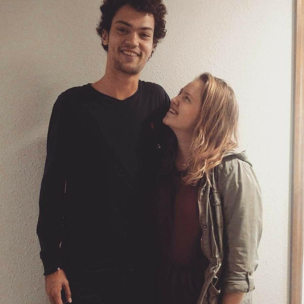 William visiting Morgan in Hays for her 20th Birthday