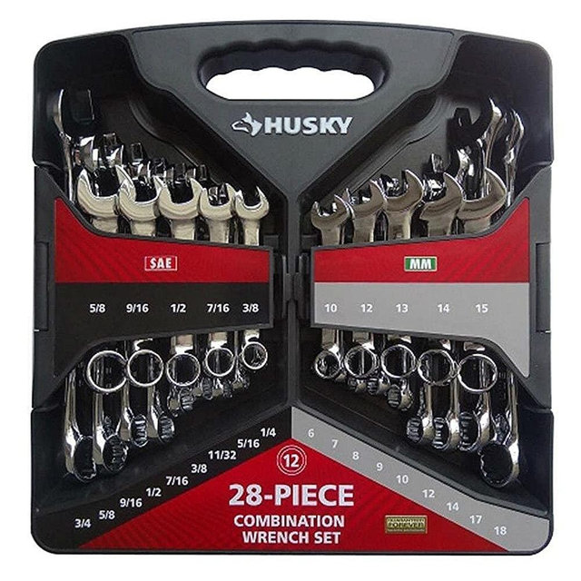 Husky 28-Piece SAE and Metric Combination Wrench Set .sell#(inbox0327 ,ket50201567945079
