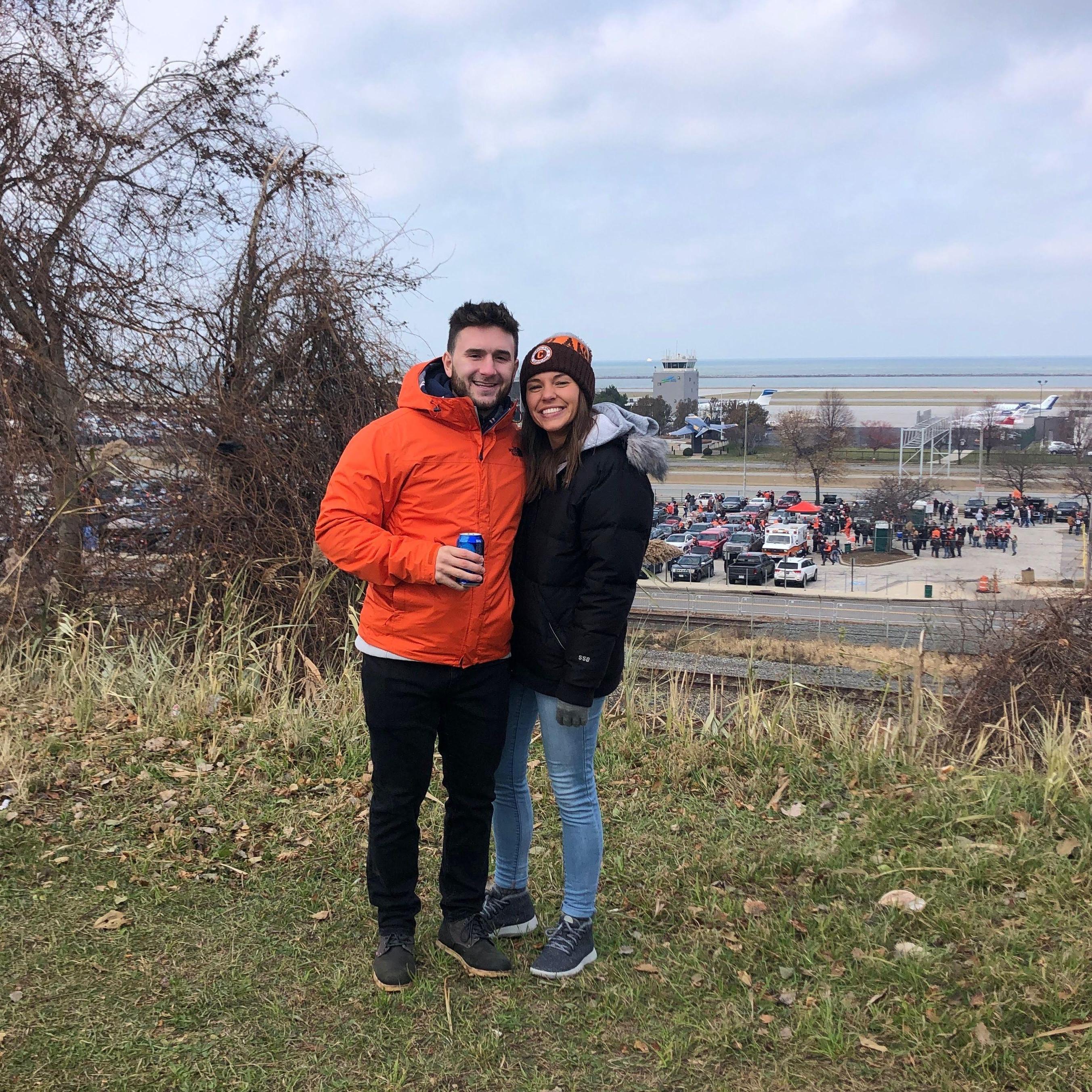 Chris's first Browns Game!!