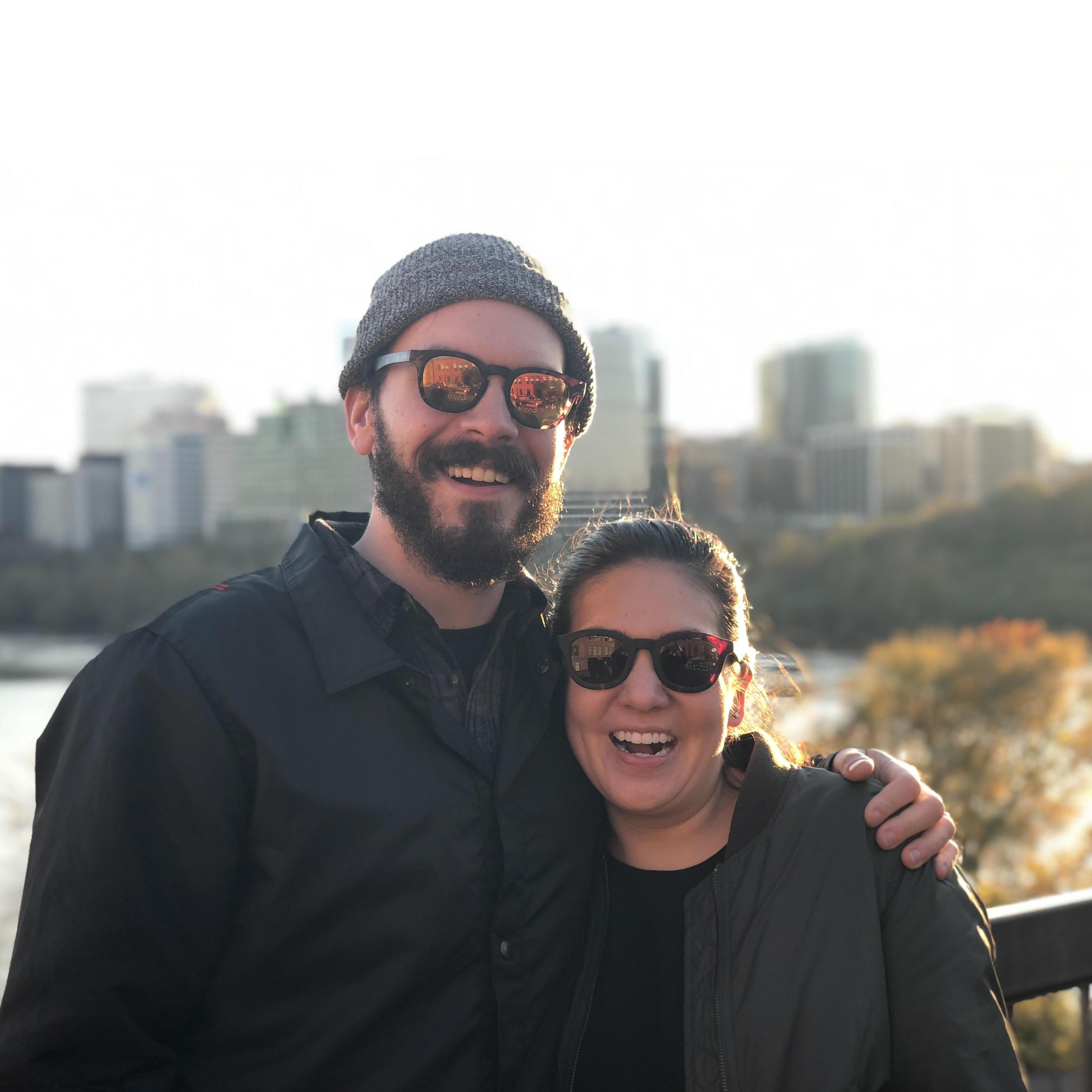 Hipsters on a DC rooftop
