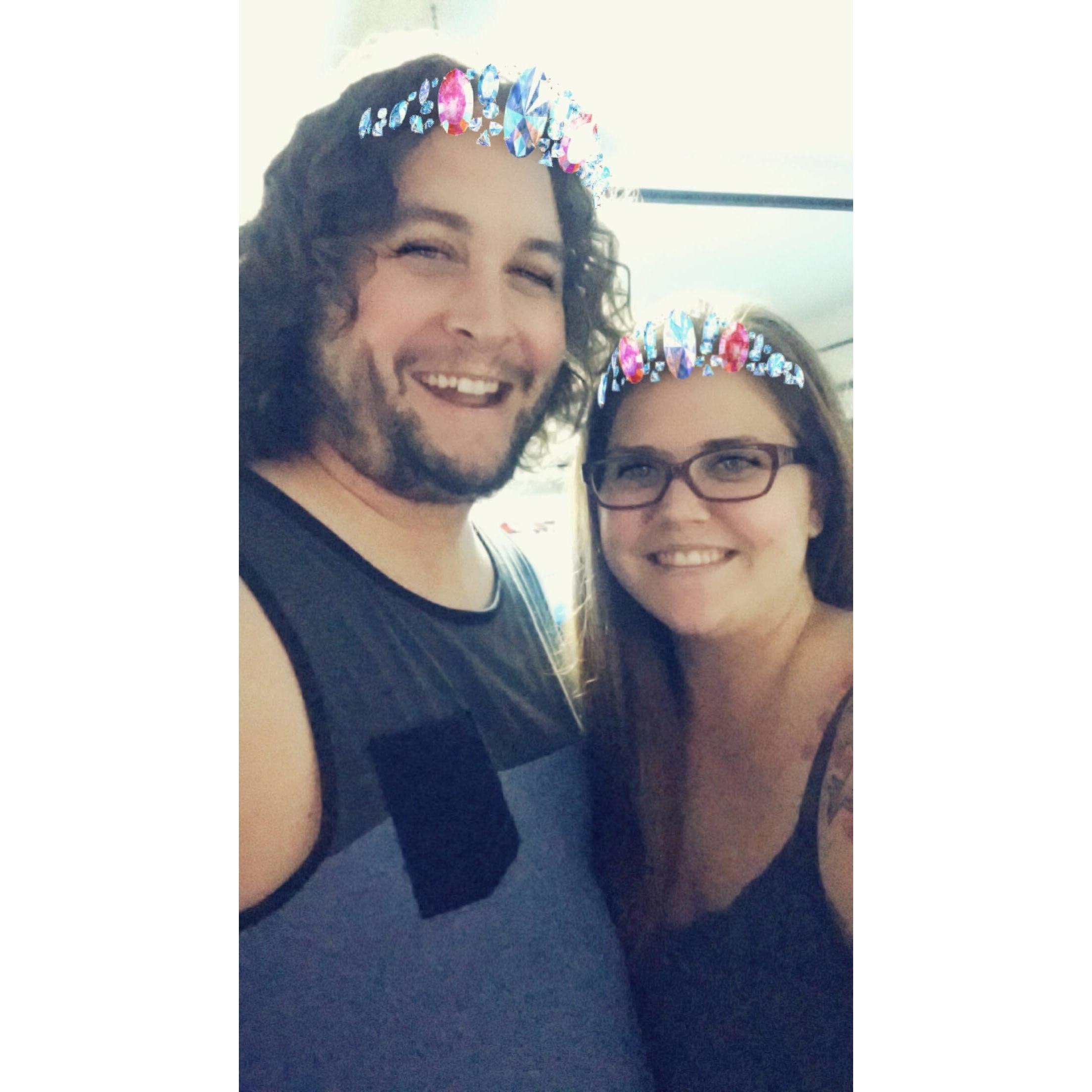 Snapchat fun! #hesgonnakillmeforpostingthisone