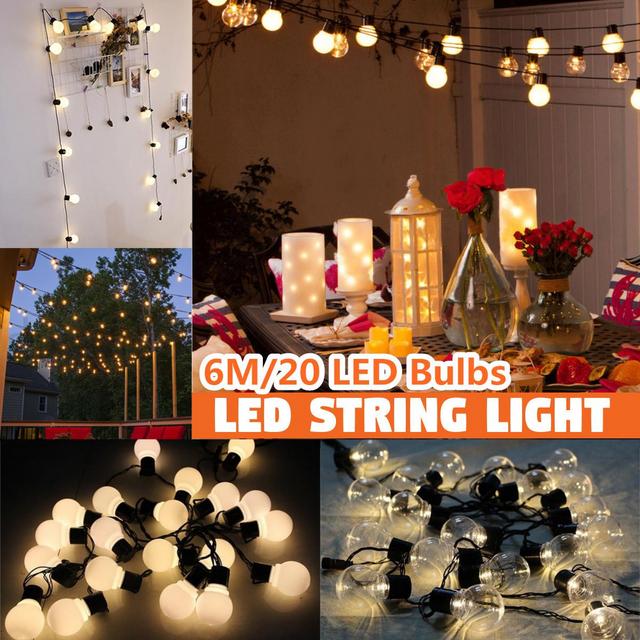 Waterproof Outdoor Indoor Fairy String Lights, Transparent