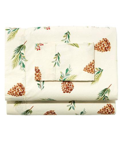 Evergreen Percale Sheet Collection