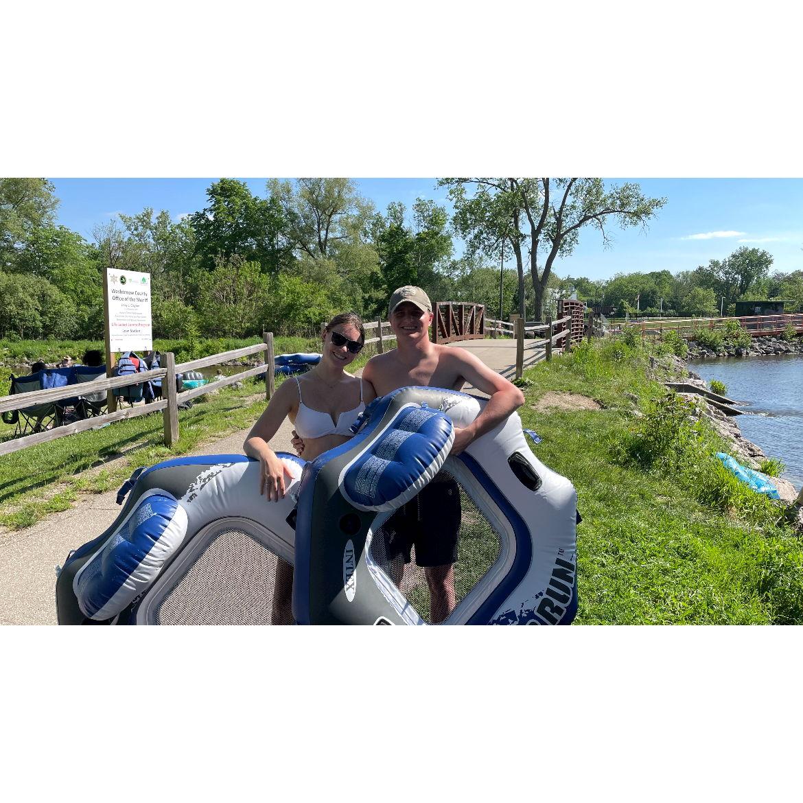 Huron river floats