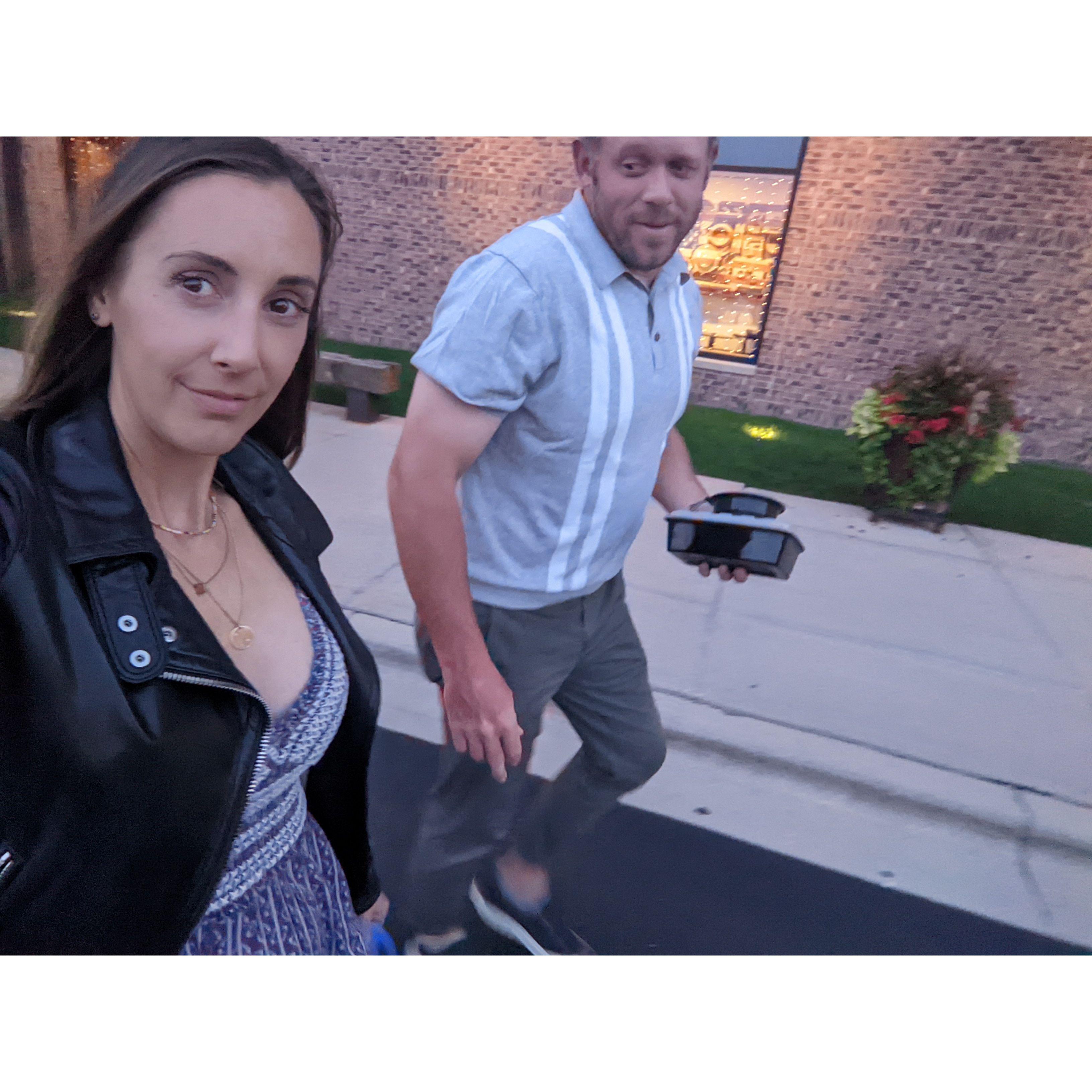 Wow, my eyes are up here, Quinn