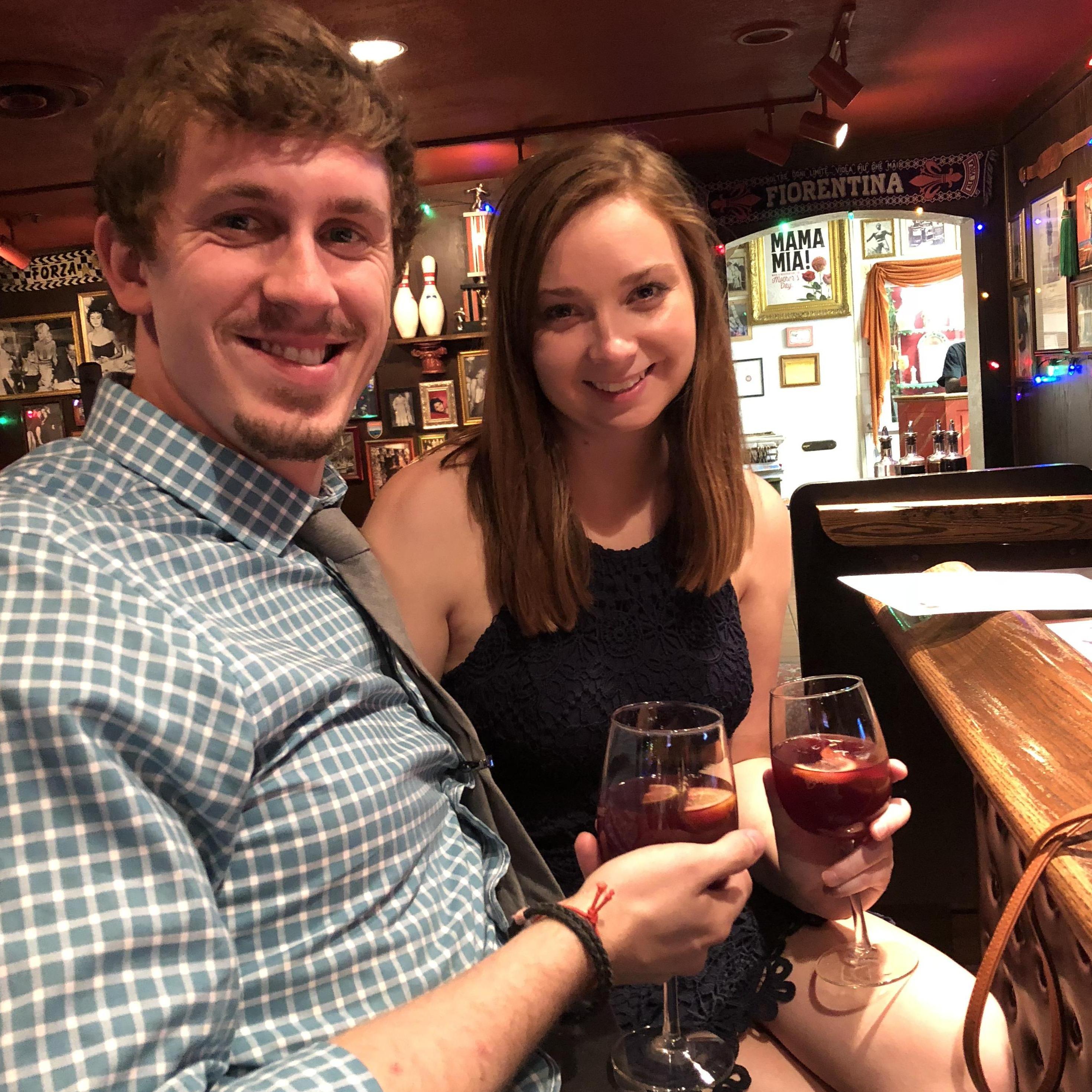 5.6.18

Drinks to celebrate Jessica's completion of a Bachelor of Arts in Education and Baylor's completion of a Master of Arts in English – Professional Writing.