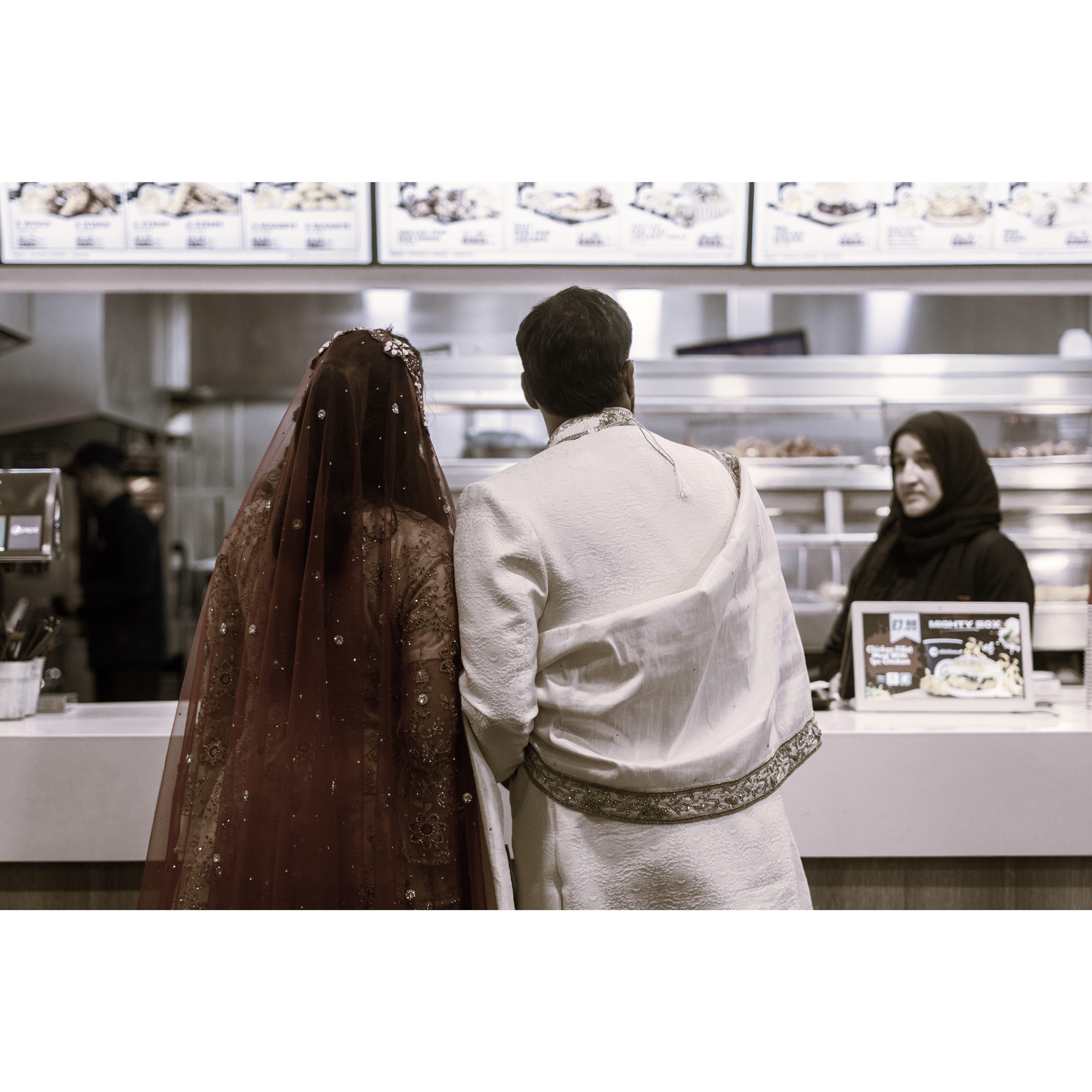 The post-wedding Chicken Cottage hit different