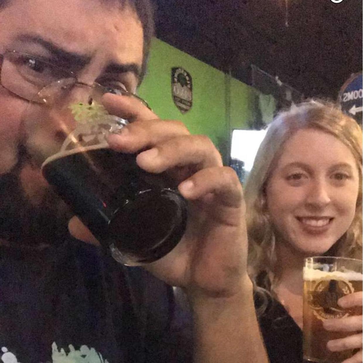 Just a pic of us doing what we do best!