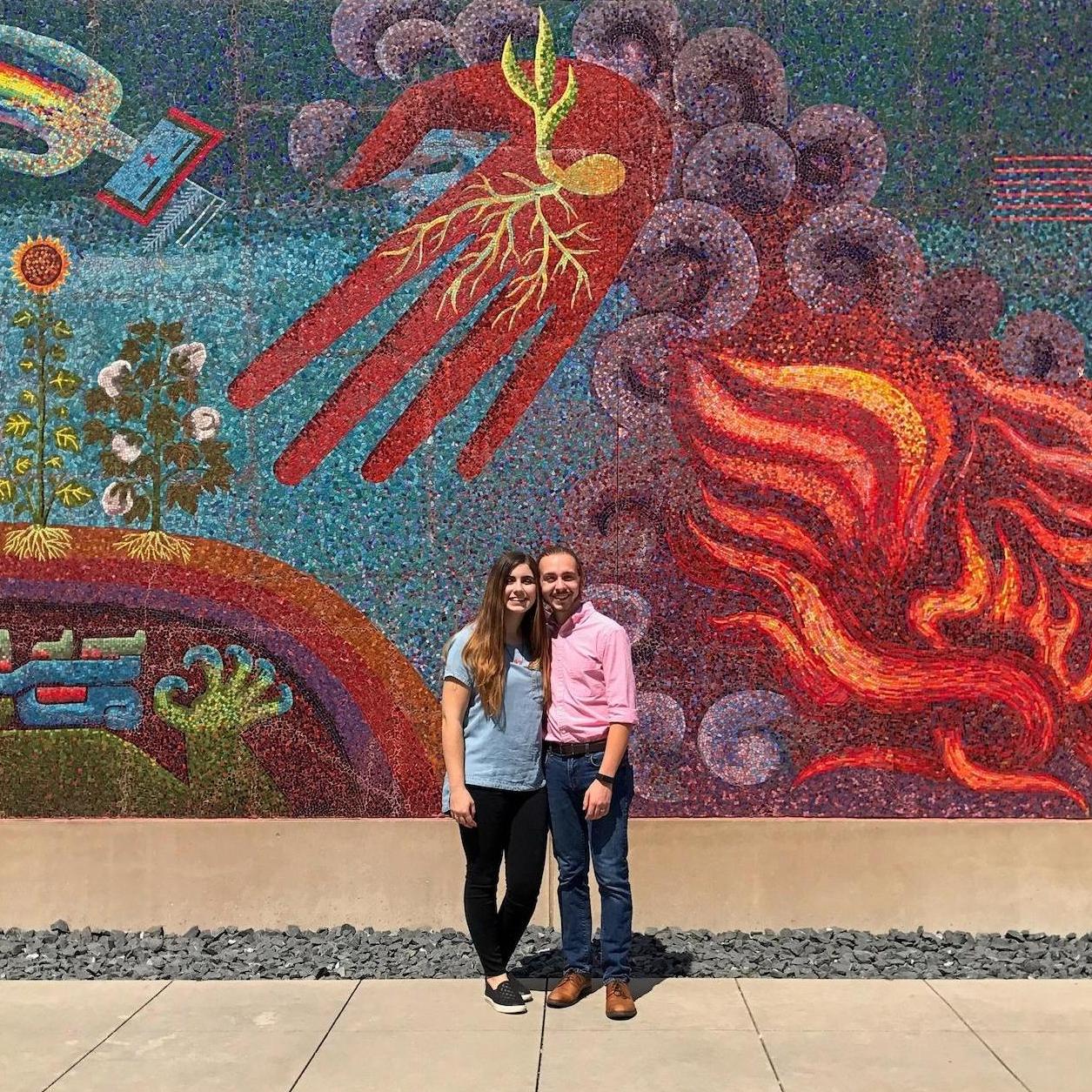 This was our first picture together after officially dating <3