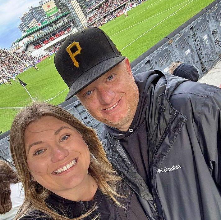 First Washington Spirit game (we became season ticket holders shortly after this picture) ⚽️ 🎟️
